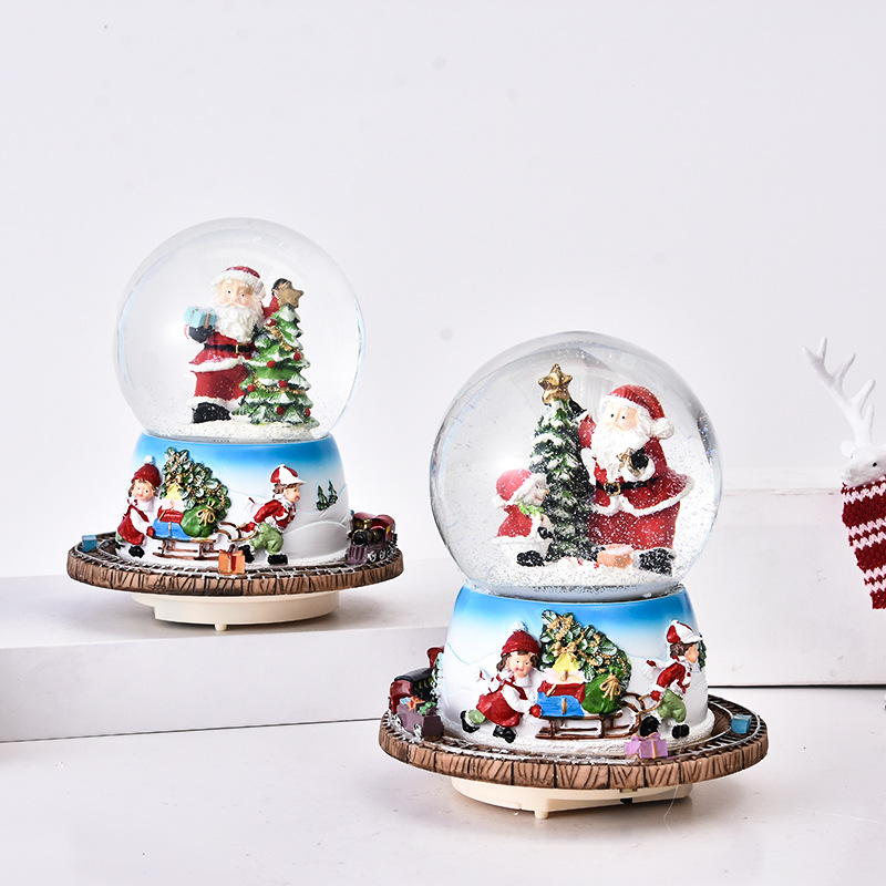 winter wonder lane snowman musical blowing snow globe